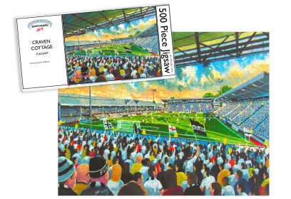 Craven Cottage Stadium Fine Art Jigsaw Puzzle - Fulham FC